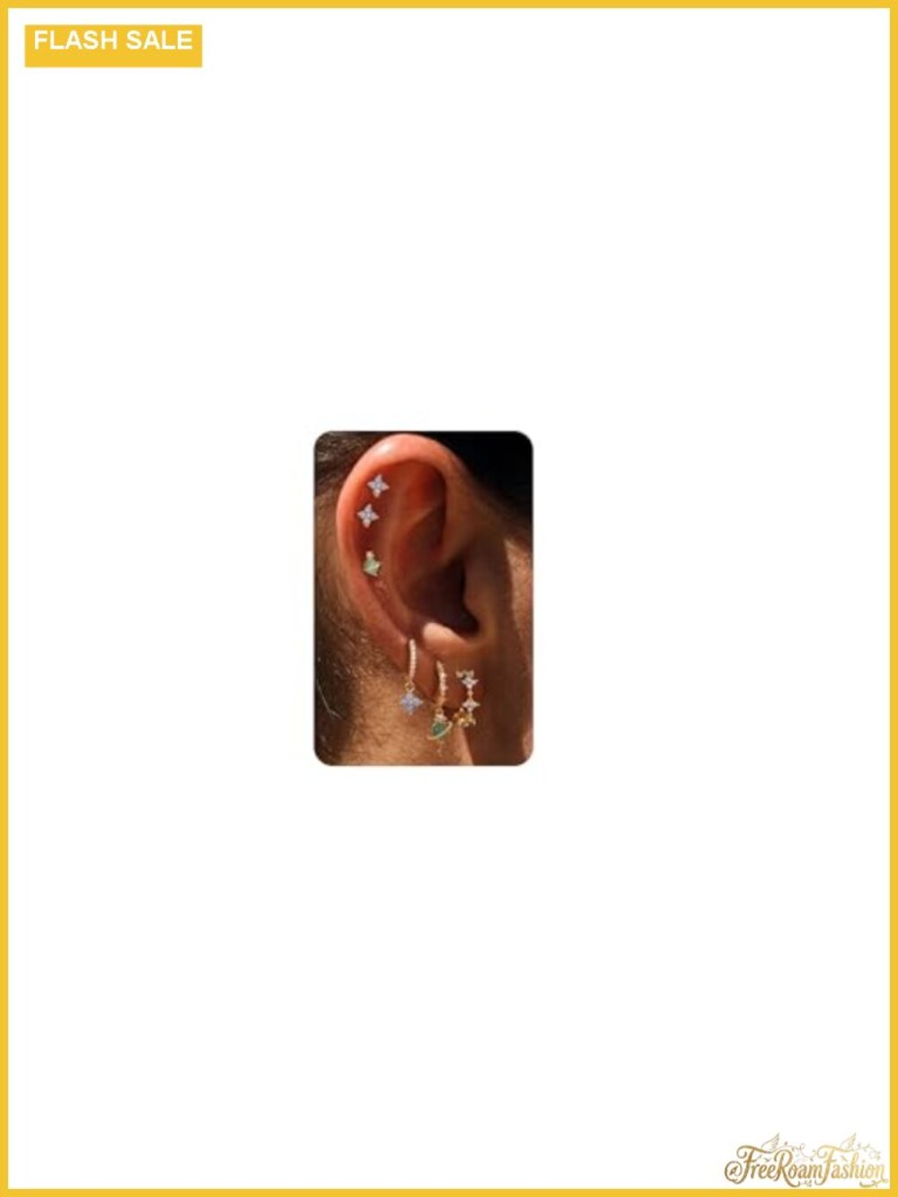 Sterling Silver Cartilage Earrings Stack Set for Women Hypoallergenic